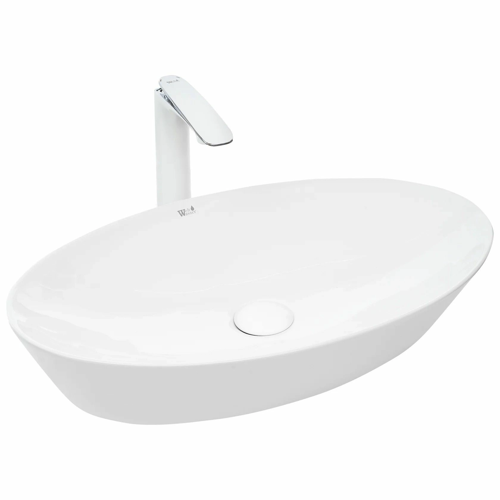 Раковина накладная WeltWasser 60.5x36, WW ELBACH 1132