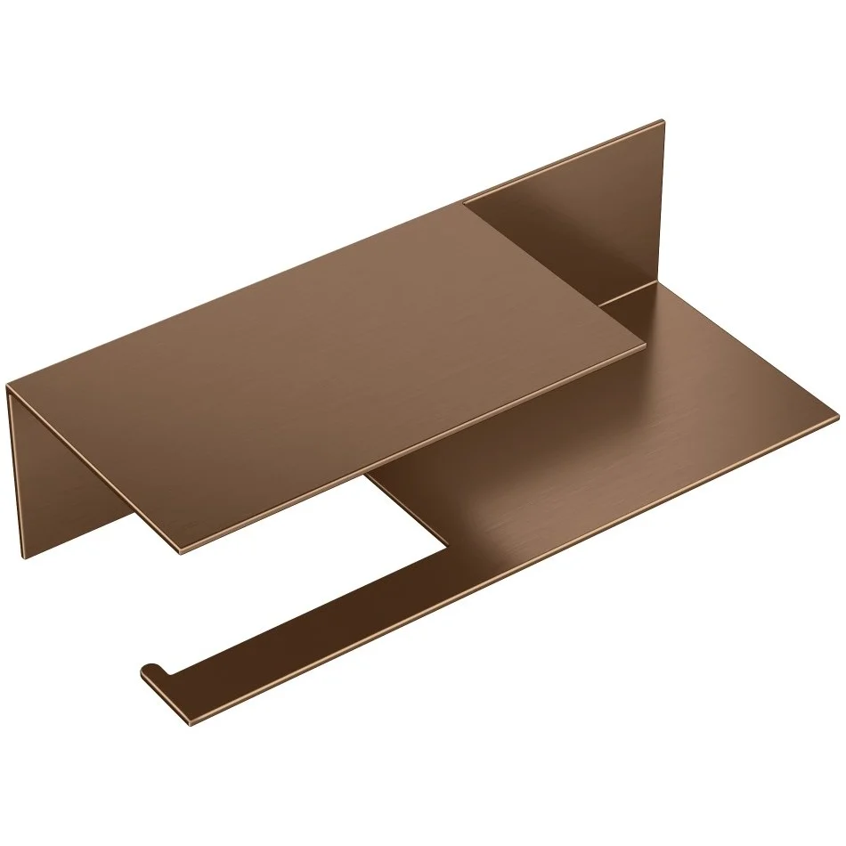 Держатель туалетной бумаги Boheme Qubic Bronze Brushed, 10721-2-BRB