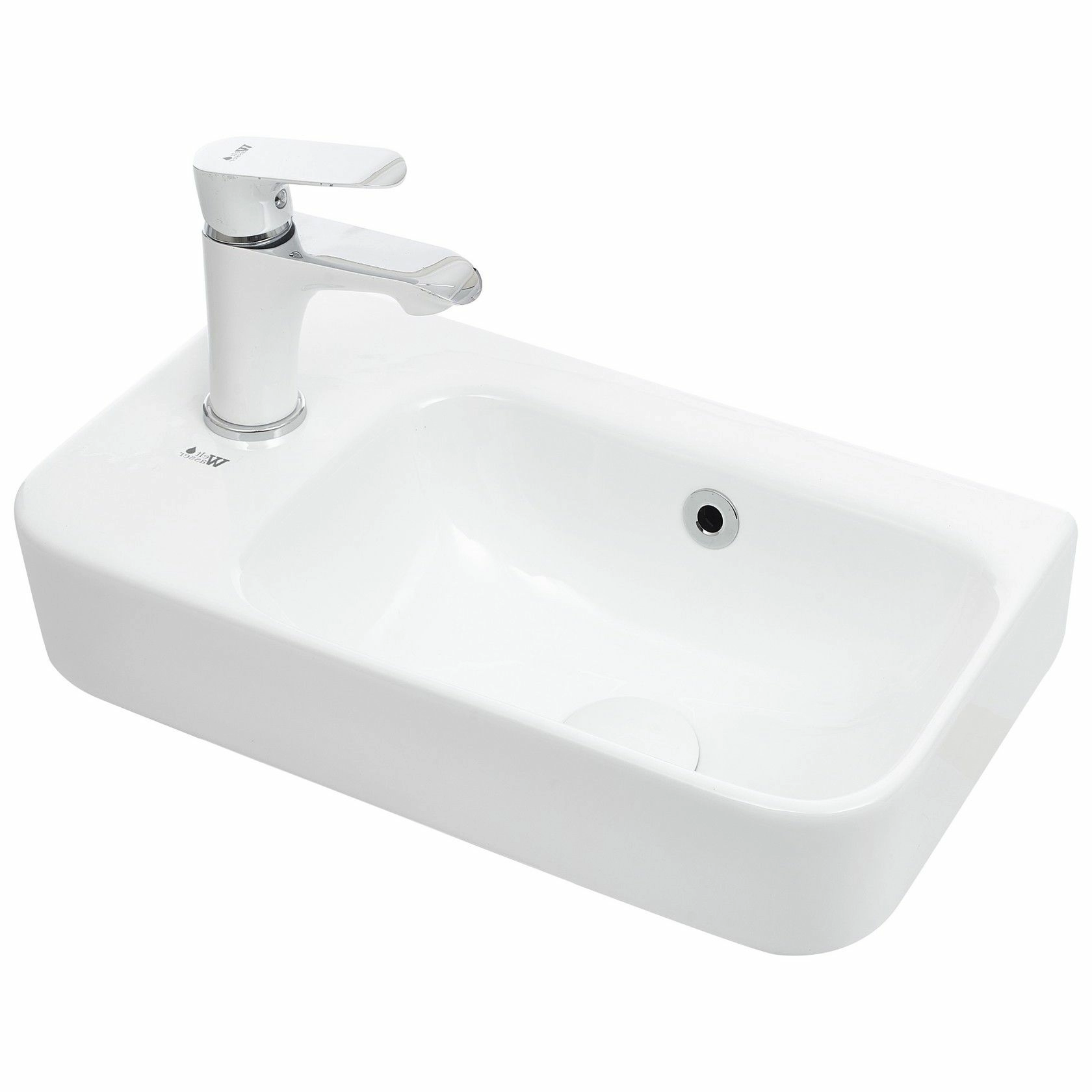 Раковина подвесная WeltWasser 45x26, WW AISBACH 5117