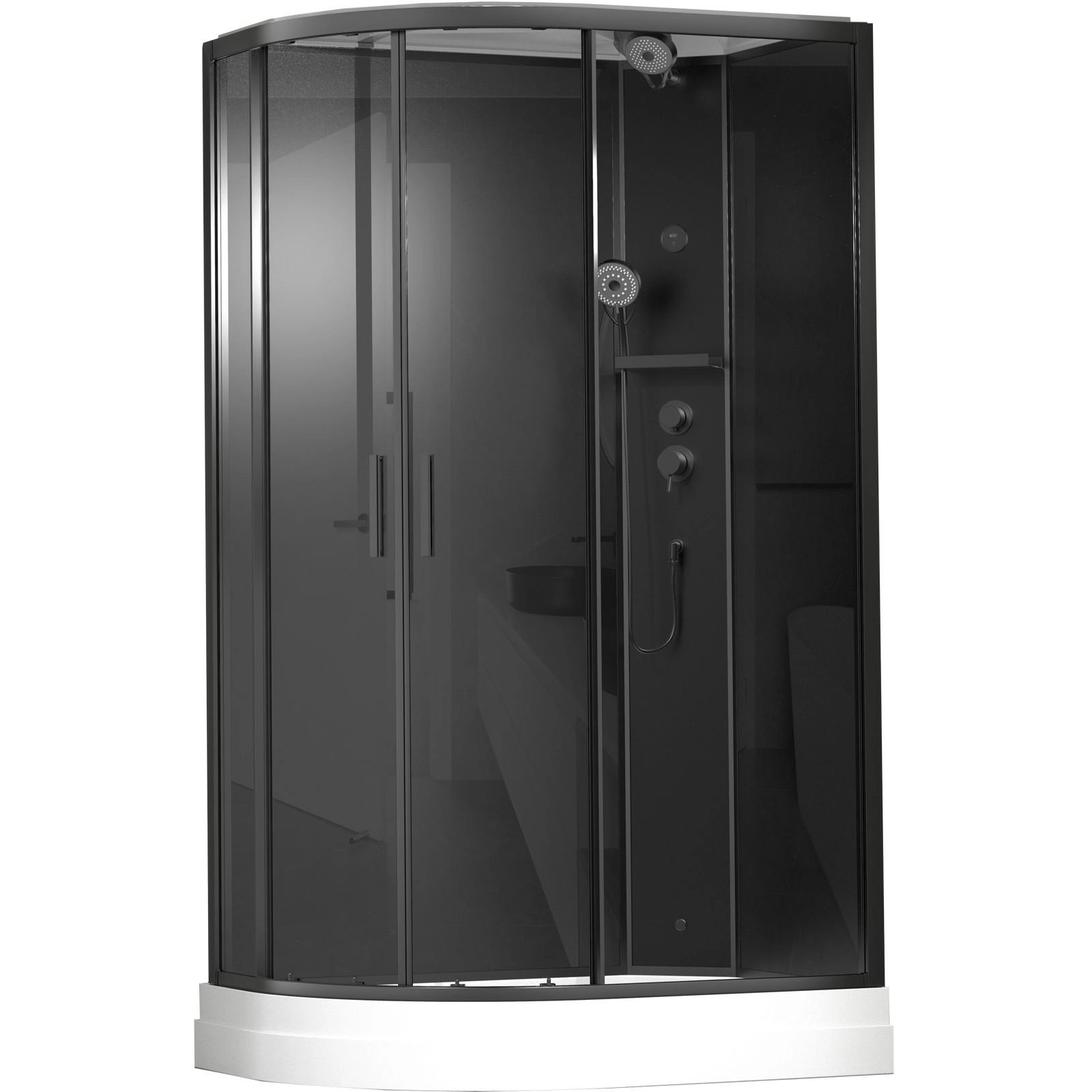 Душевая кабина Timo Premium ILMA 902 Black 120x80