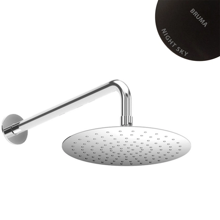 Душевая лейка Ø300 мм с настенным держателем Bruma BlueR 145 526 5NS Night Sky, 1455265NS