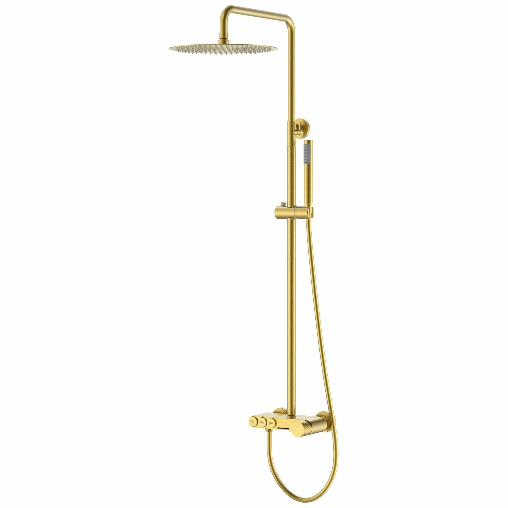 Стойка для душа Boheme Stick Diamond Matt Gold, 128-MG