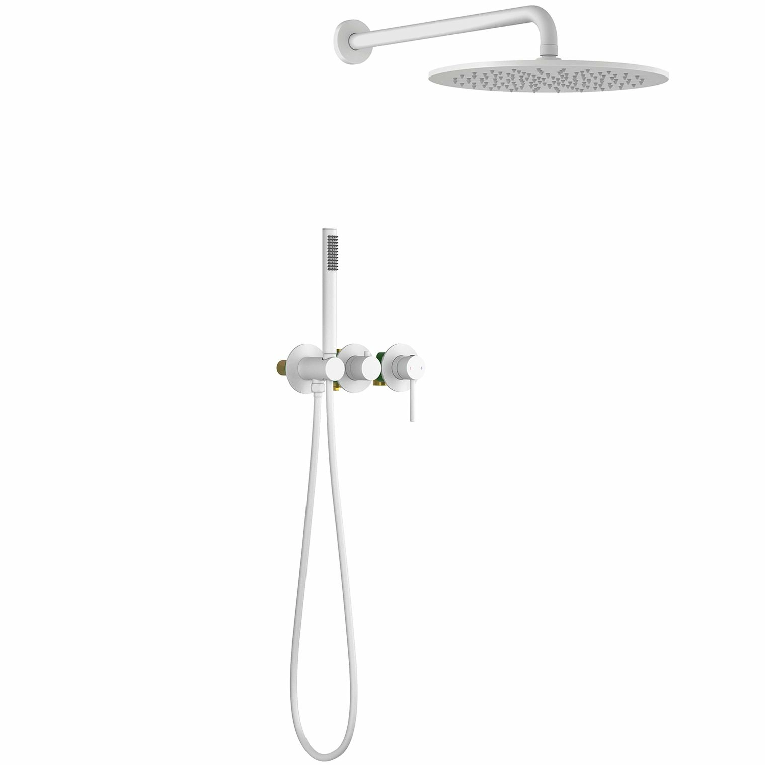 Душевая система встроенная Timo Saona Matte White, SX-2349/16SM