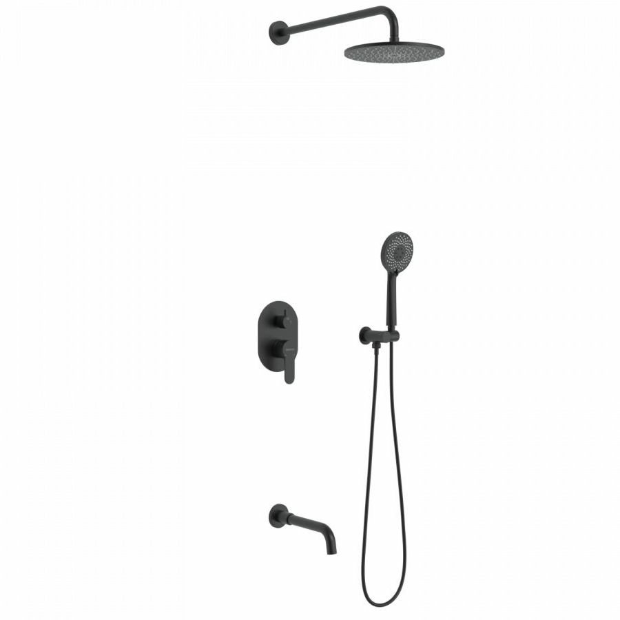 Душевой комплект Berges Nardis 3R Black, 071008