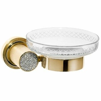 Мыльница настенная Boheme Royale Cristal Gold, 10923-G