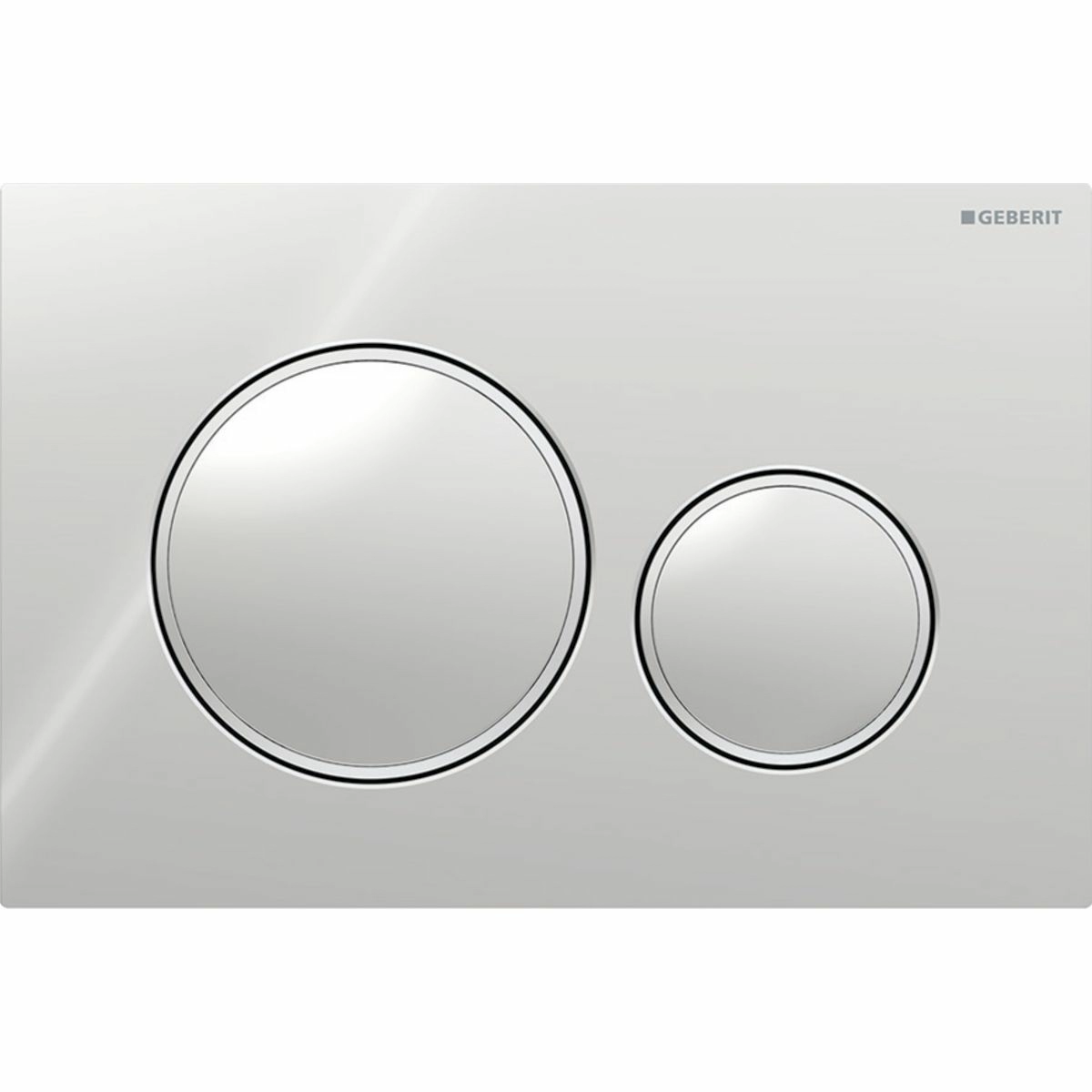 Смывная клавиша Geberit Sigma20 хром глянец/хром мат/хром глянец, 115.882.KH.1