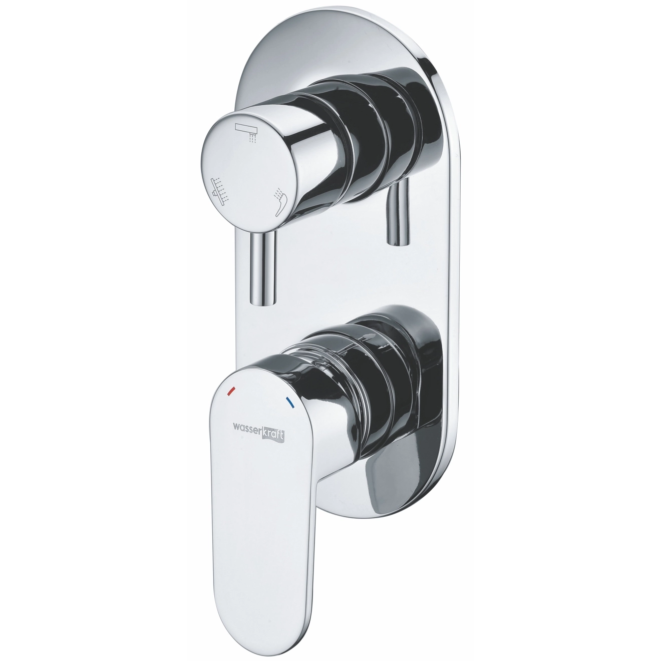 Смеситель для ванны и душа WasserKRAFT Dinkel, 5871