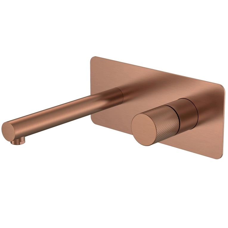 Смеситель встраиваемый Boheme Stick Spirale Copper Brushed, 125-CB.4