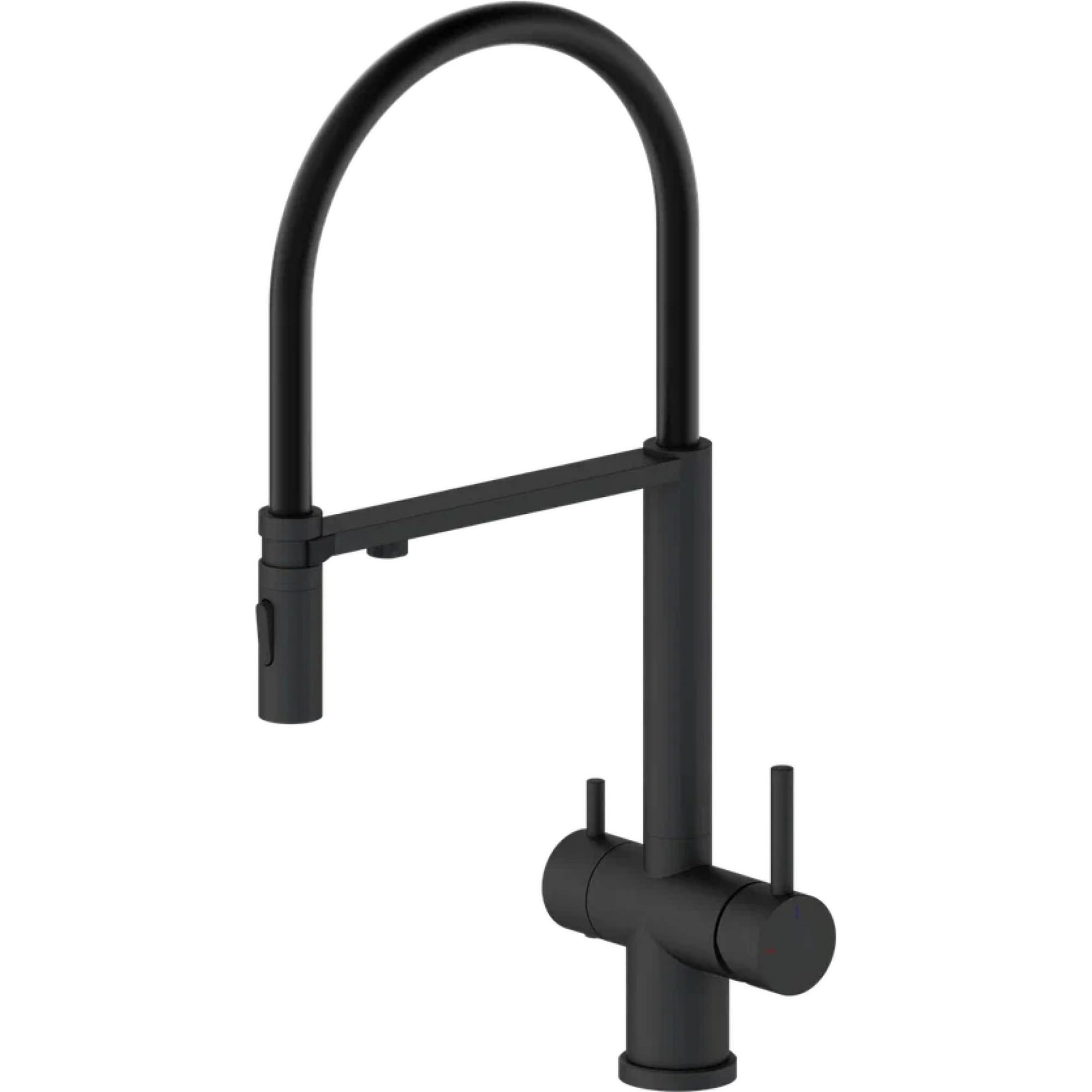 Смеситель для кухни с гибким изливом Altrobagno Флуссо (Flusso), ALTROBAGNOFlusso050204MB