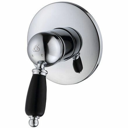 Смеситель для душа Caprigo Adria-uno Black Edition, 02B-550-CRM