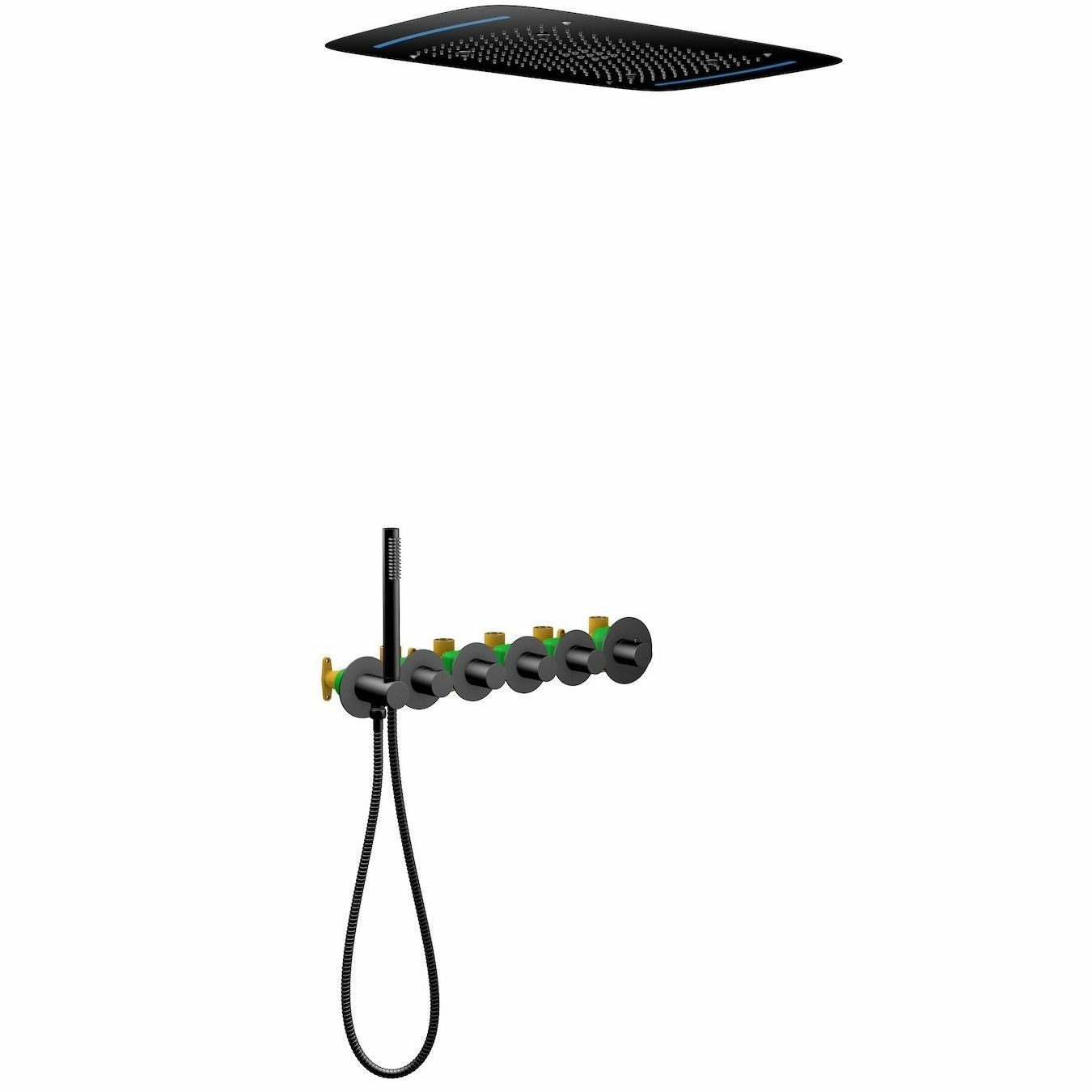 Душевая система Timo Saona Black, SX-2319/03SM