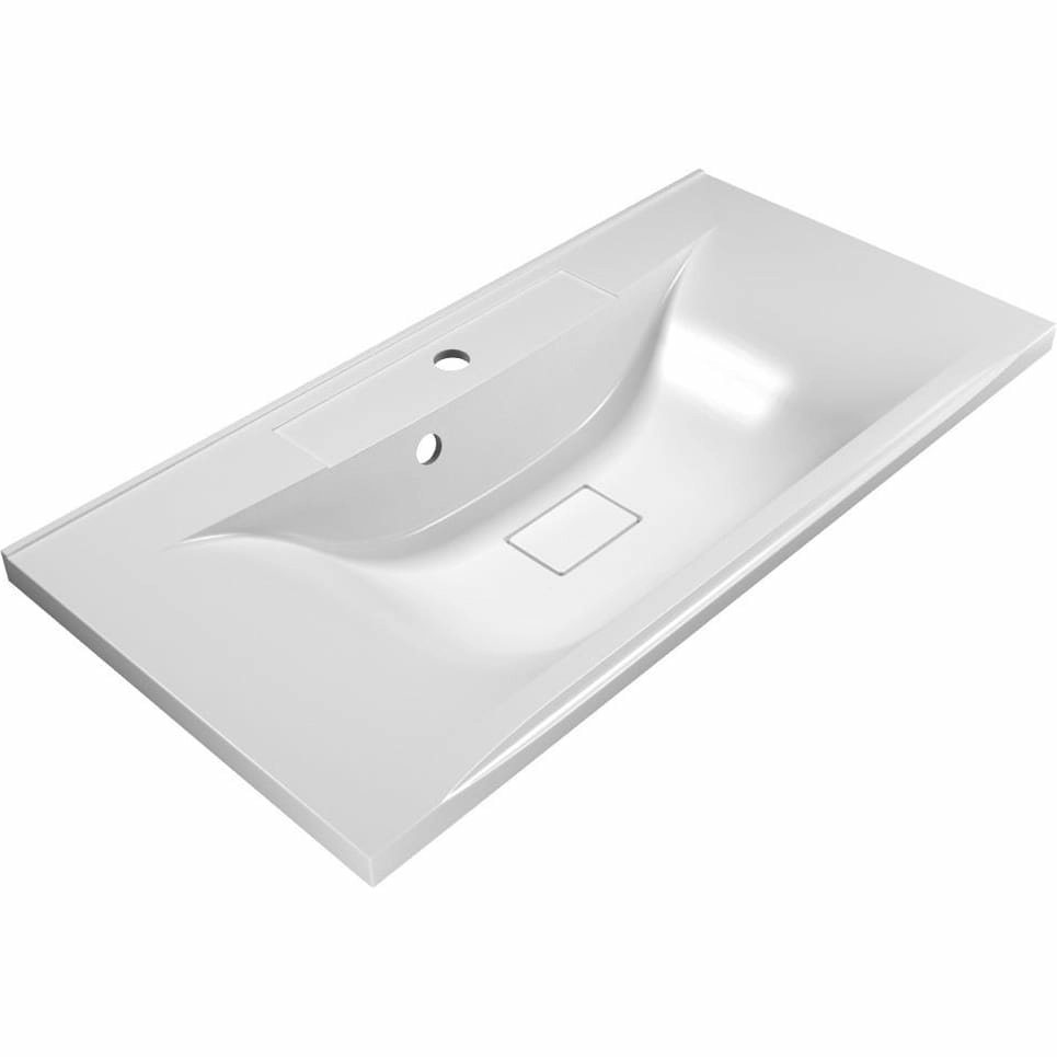 Раковина из литьевого мрамора BelBagno 90x45, BB900/450-LV-MR-PR