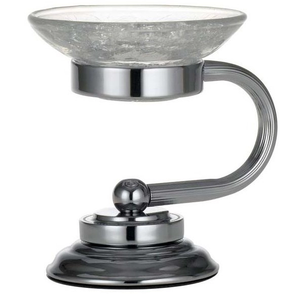 Настольная мыльница Boheme Murano Chrome, 10910-CR