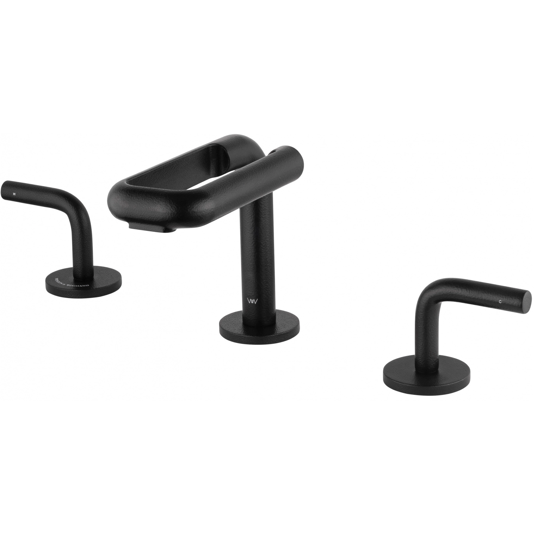Смеситель для раковины Wonzon & Woghand Loop черный матовый, WW-131-00-508