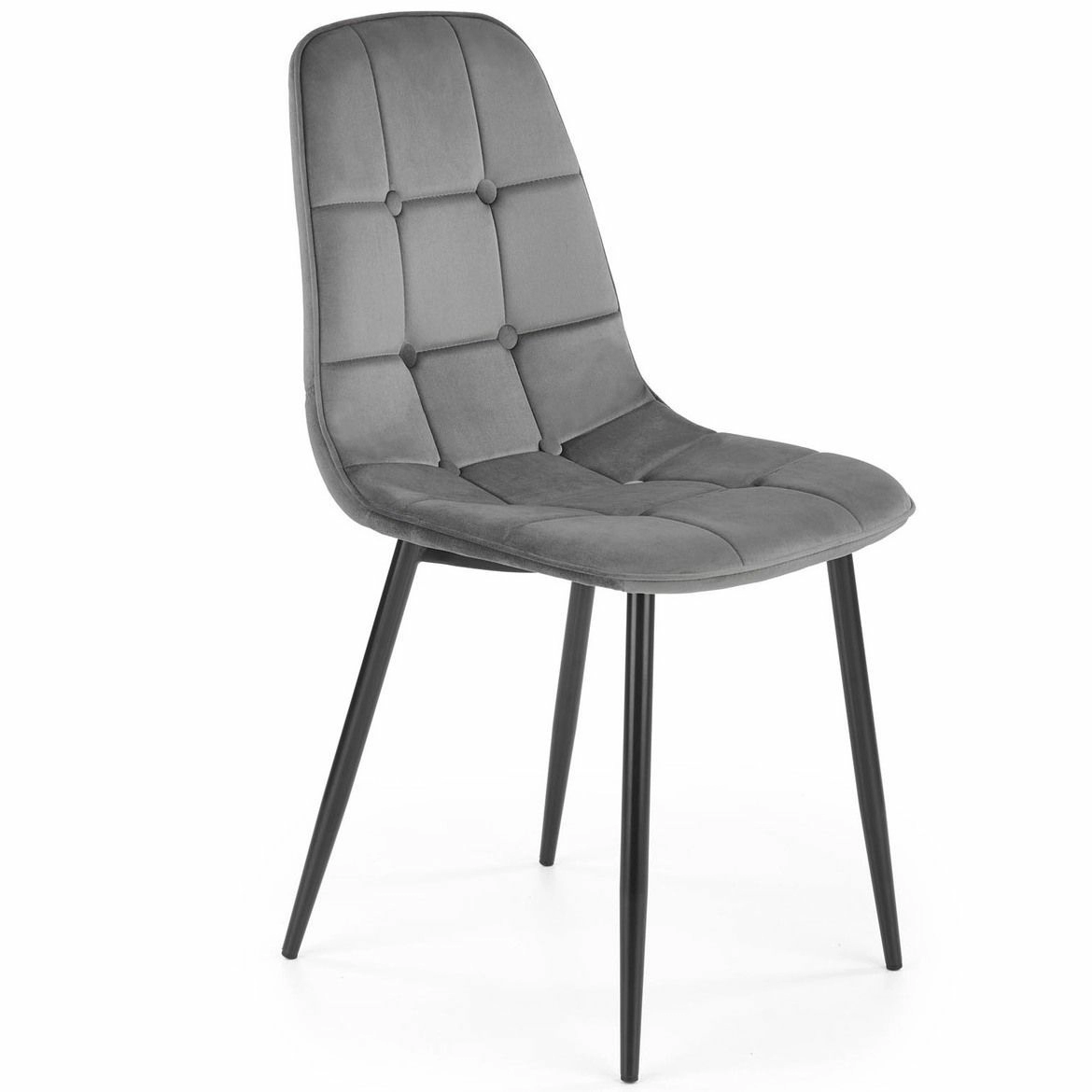Стул Halmar K417 серый/черный, V-CH-K/417-KR-POPIELATY