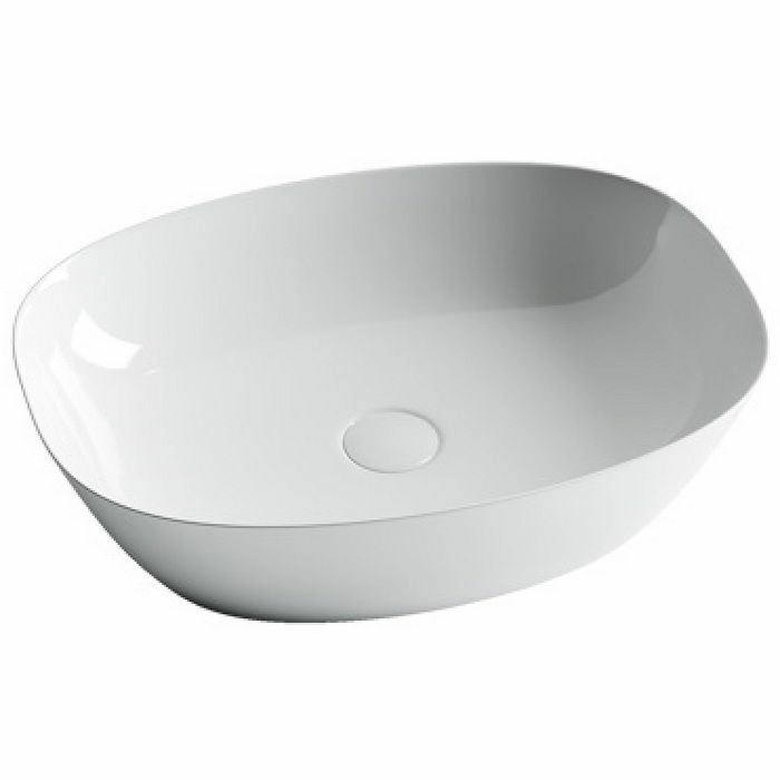 Умывальник чаша накладная овальная CeramicaNova Element 50x38, CN5005