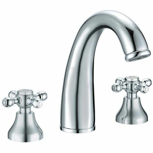 Смеситель для раковины на 3 отверстия Boheme Tradizionale Chrome, 277