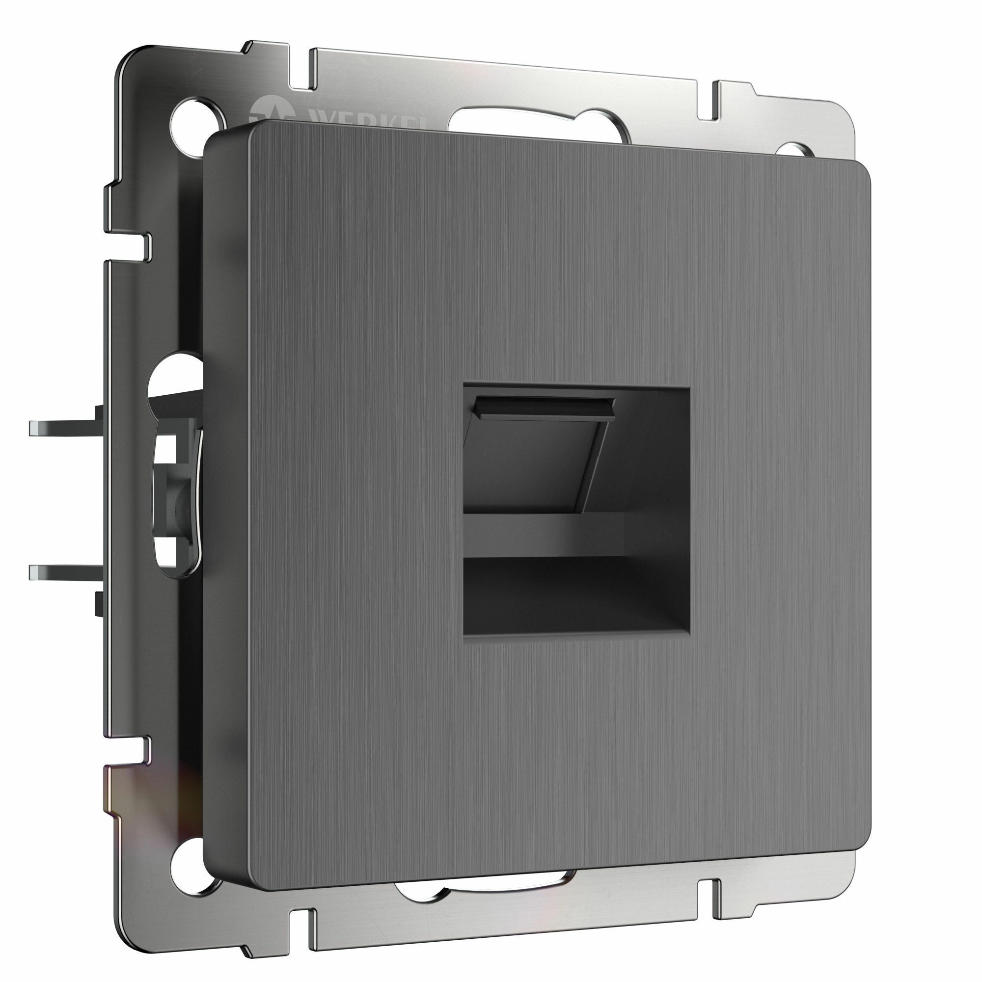 Розетка Ethernet RJ-45 Werkel W1181004 (графит)