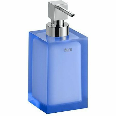 Дозатор для мыла синий Roca Ice, A816861013