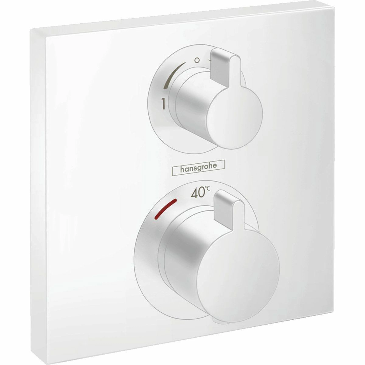 Термостат скрытого монтажа Hansgrohe Ecostat Square 2 потребителя CM, 15714700