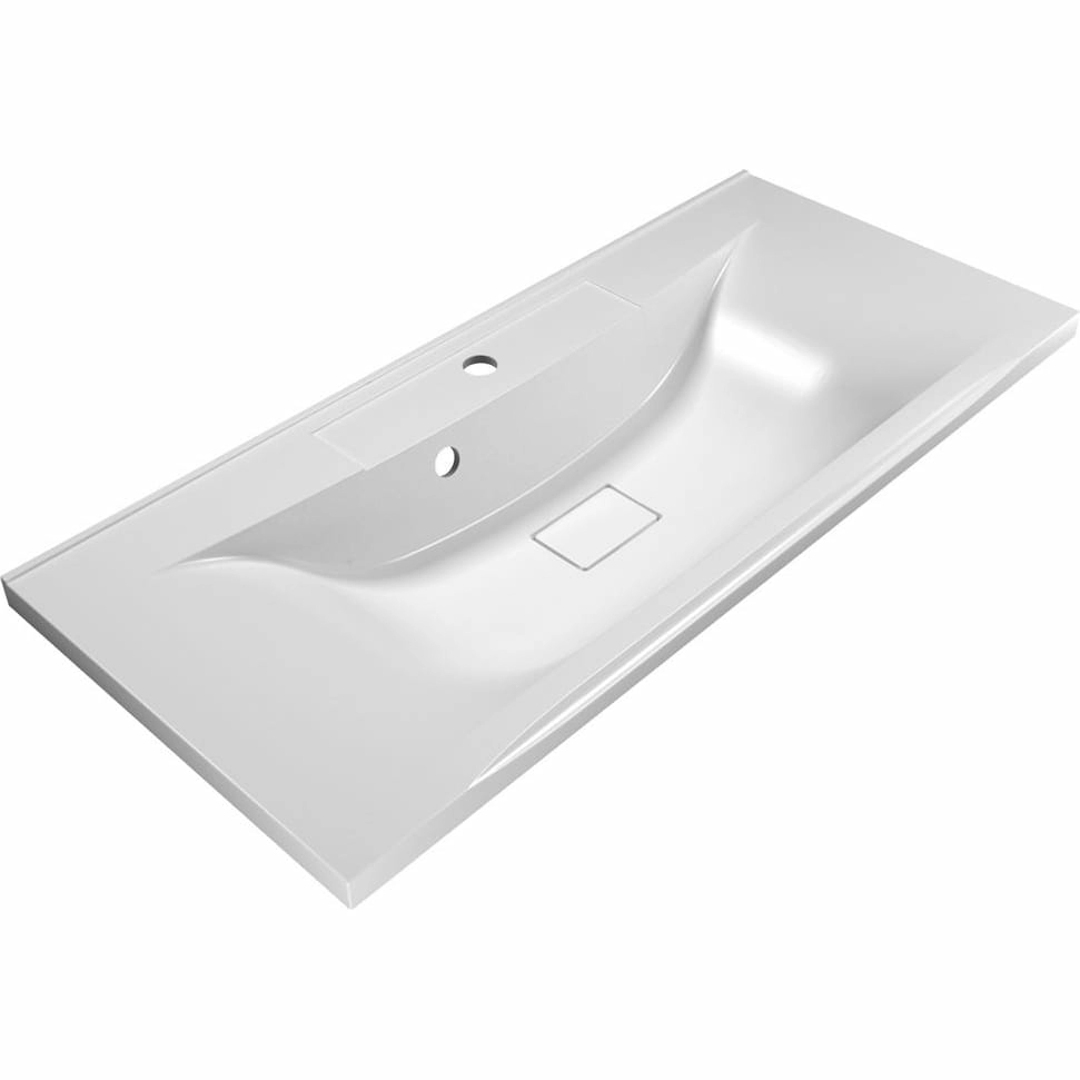 Раковина из литьевого мрамора BelBagno 100x45, BB1000/445-LV-MR-PR