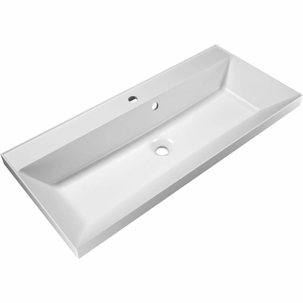 Раковина из литьевого мрамора BelBagno 100x45, BB1000/450-LV-MR-AST