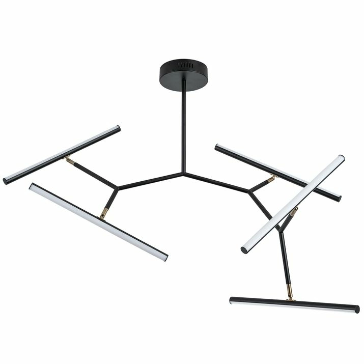 Люстра на штанге Arte Lamp Zulu, A2170PL-49BK