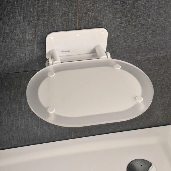 Сиденье для душа Ravak Chrome Clear/White, B8F0000028