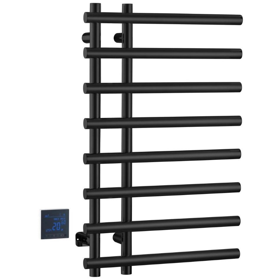 Полотенцесушитель электрический Boheme Uno Black 80x50, 722-B