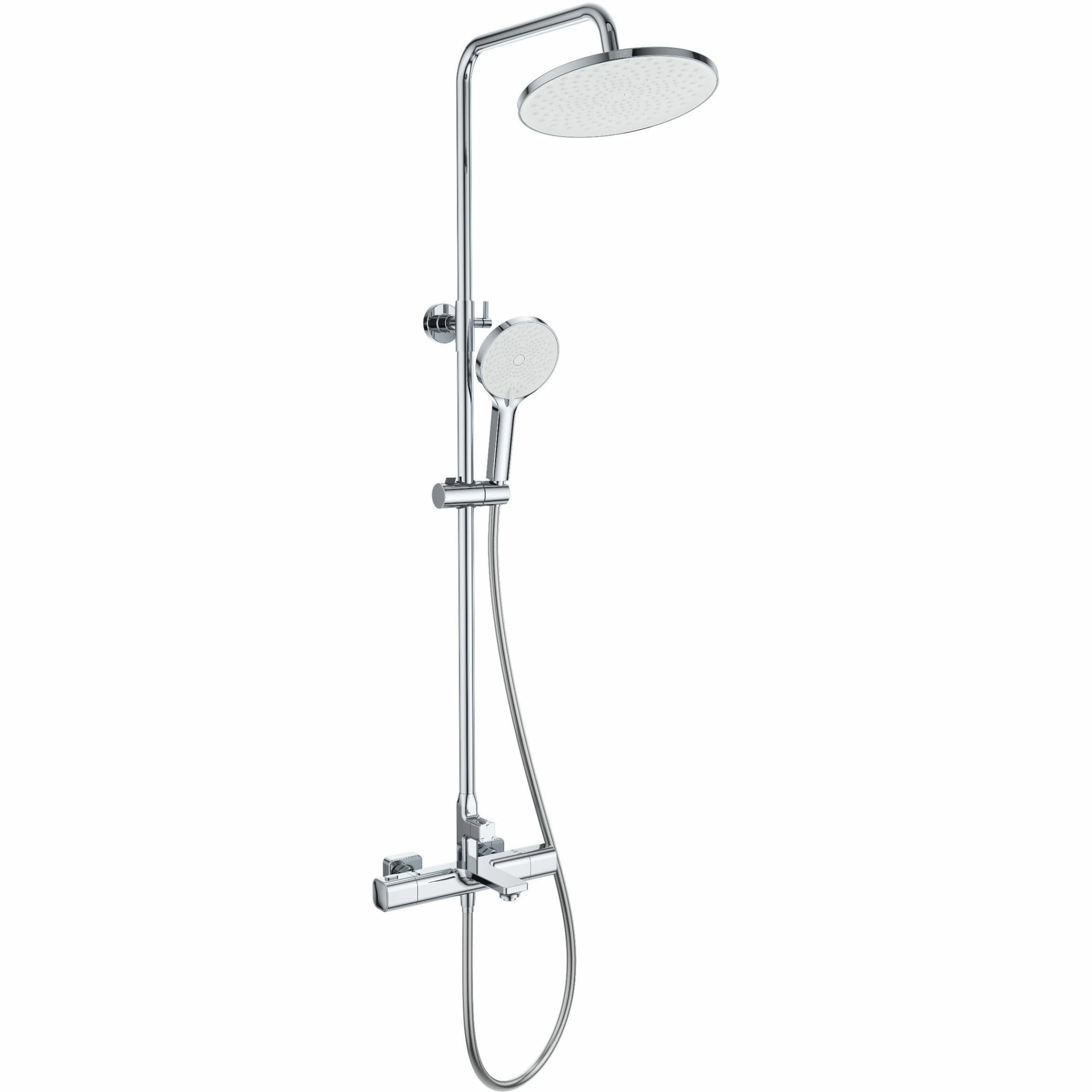 Душевая система с термостатом Wonzon & Woghand хром, WW-C3011-A-CR