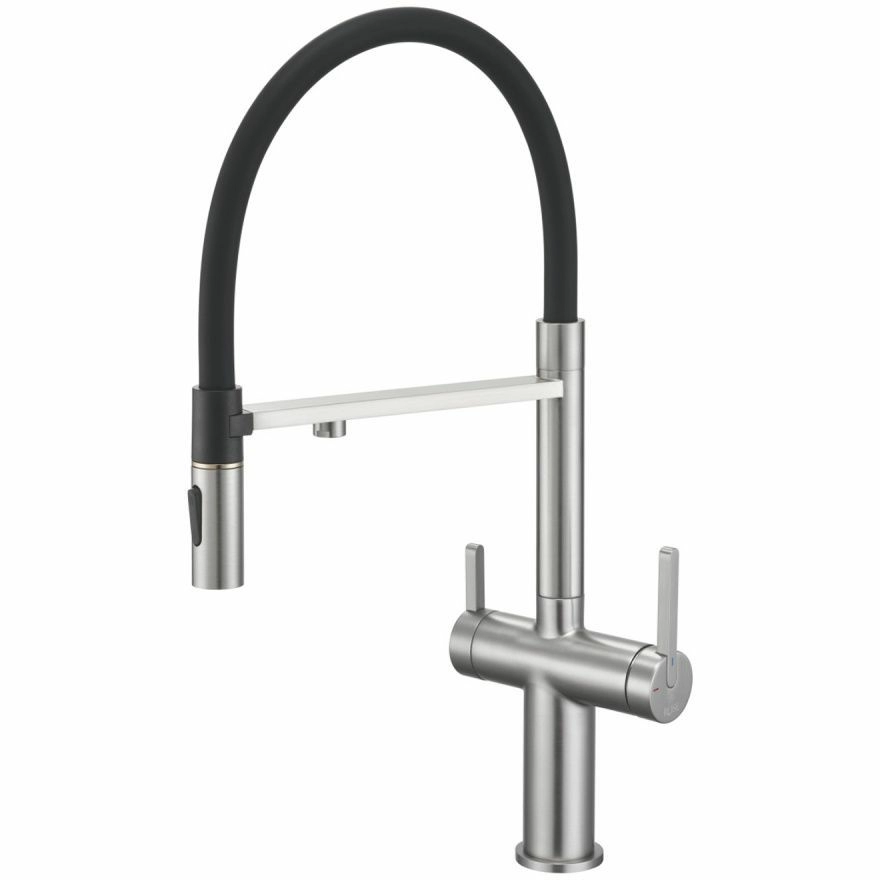 Смеситель для кухни с гибким изливом и магнитом под фильтр Rose, R458L