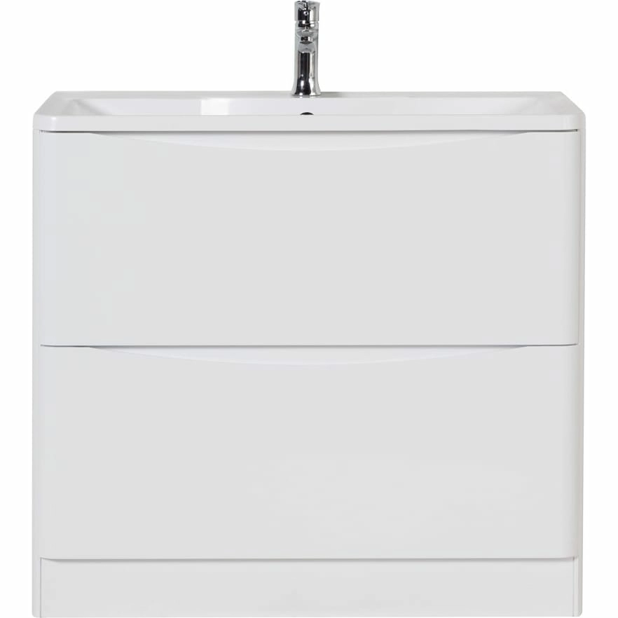 База под раковину напольная BelBagno Acqua 80/90/100 Bianco Lucido