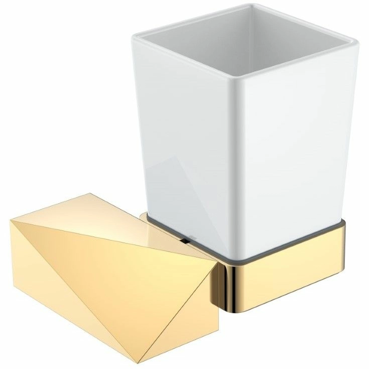 Стакан для зубных щеток Boheme New Venturo Gold, 10314-G