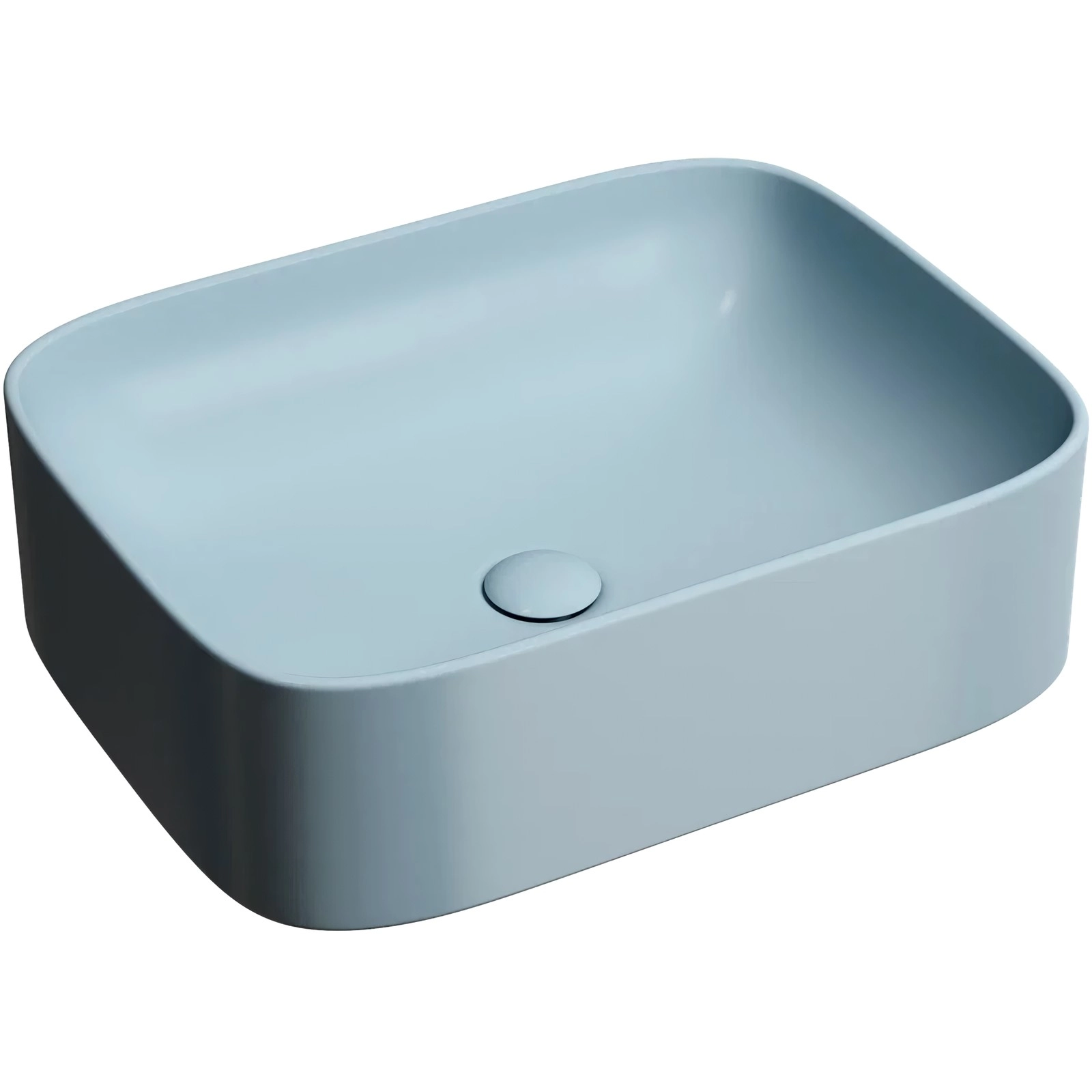Умывальник чаша накладная прямоугольная CeramicaNova Element 50.5x38.5, CN6052ML