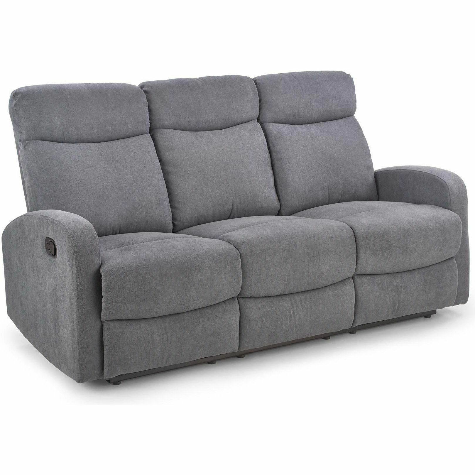 Диван Halmar Oslo 3S раскладной, темно-серый, V-CH-OSLO_3S-SOFA-C.POPIEL