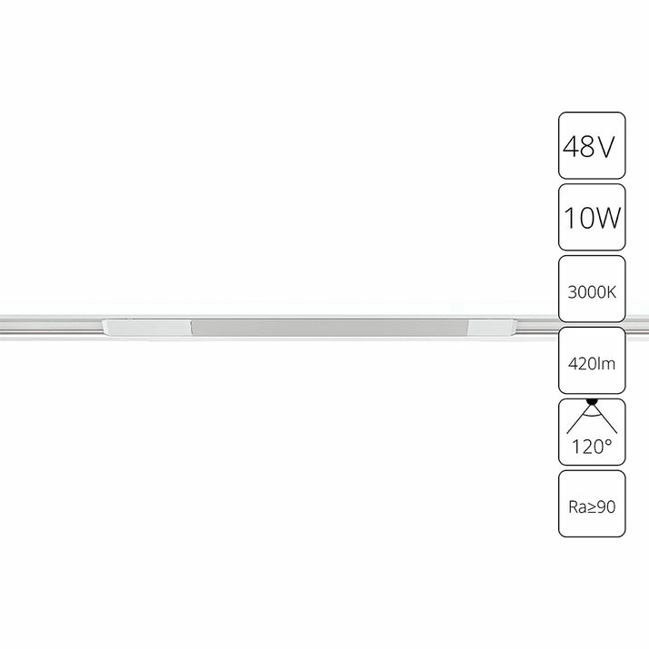 Магнитный трековый светильник Arte Lamp Optima, A7283PL-1WH