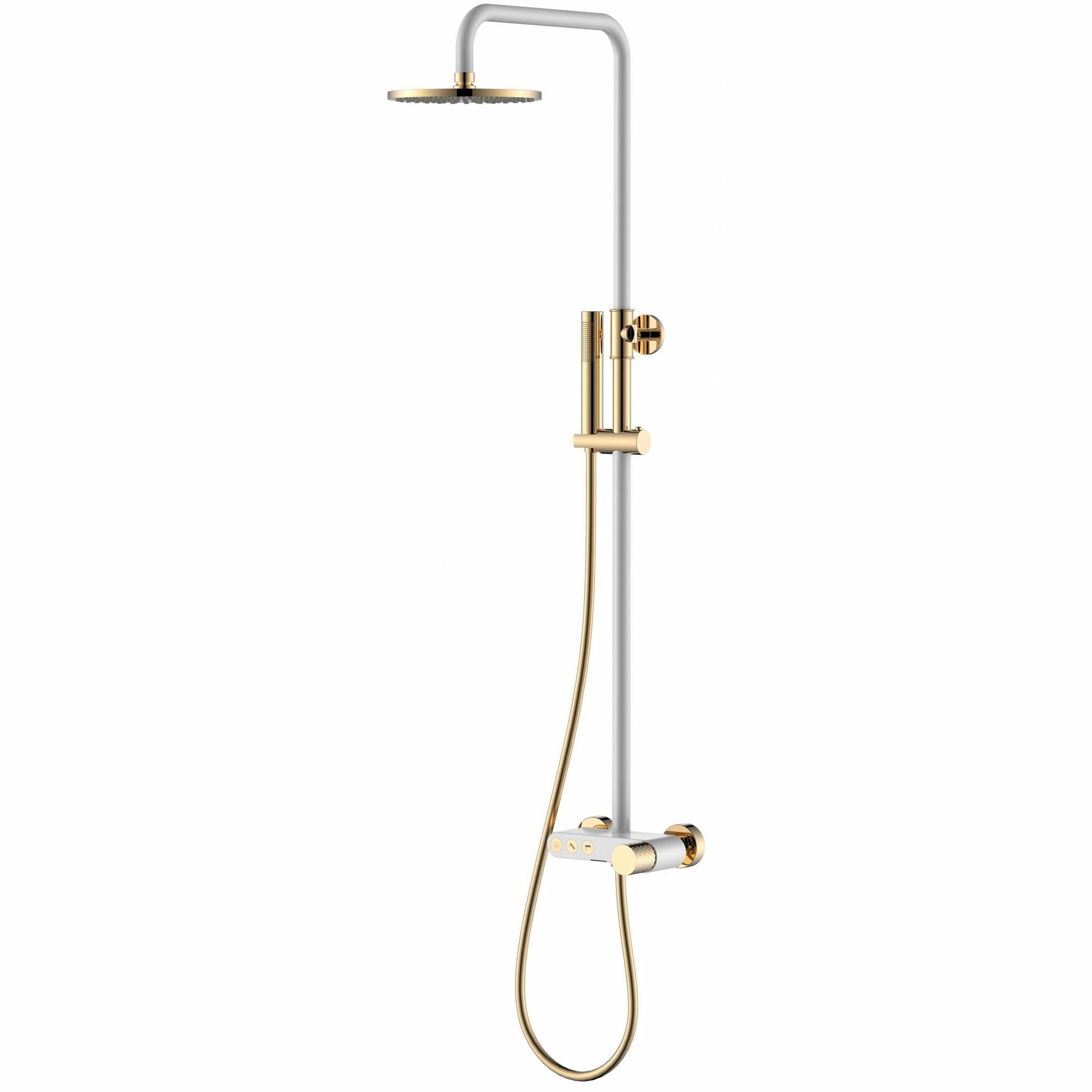 Стойка для душа Boheme Stick Diamond White/Gold, 128-WG