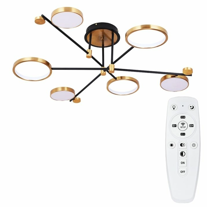 Потолочная люстра Arte Lamp Holly, A1364PL-6PB
