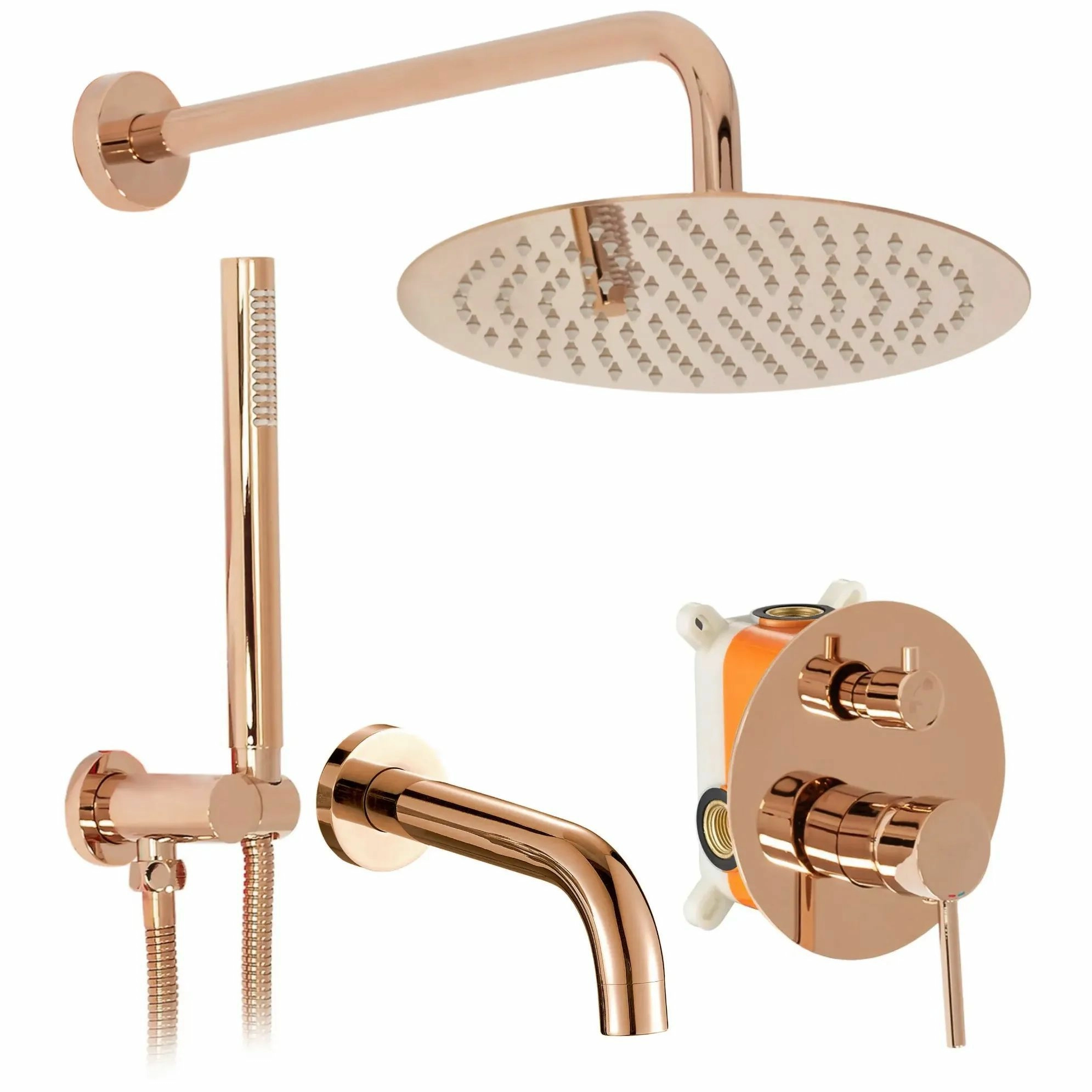 Душевая система Rea Lungo Rose Gold, REA-P6610
