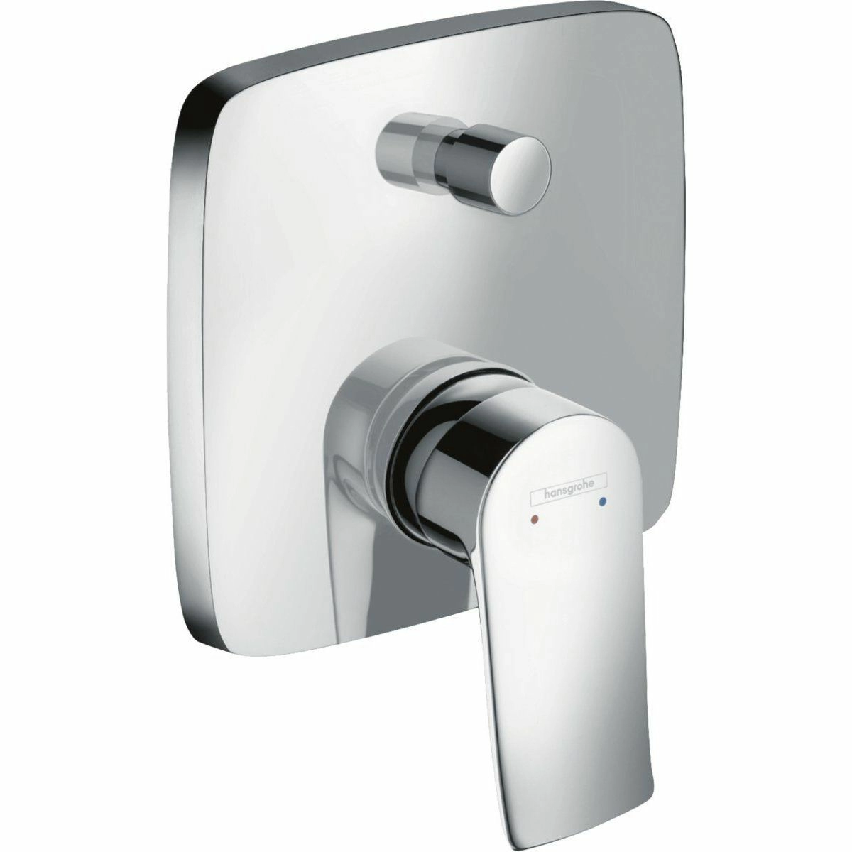 Смеситель для ванны Hansgrohe Metris со встроенной защитой, 31451000