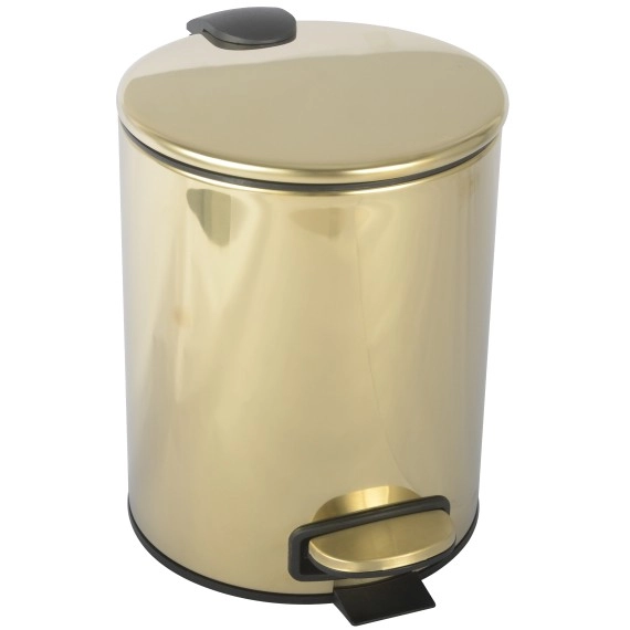 Ведро с педалью Boheme Gold, 10426-G