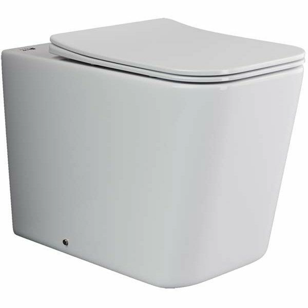 Напольный пристенный унитаз CeramicaNova Cubic, CN1809
