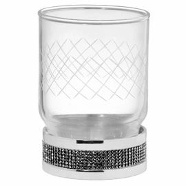 Настольный стакан Boheme Royale Cristal Chrome, 10931-CR-B