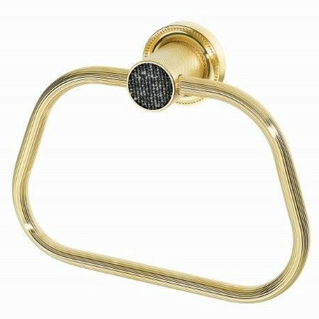 Полотенцедержатель кольцо Boheme Royale Cristal Gold, 10925-G-B