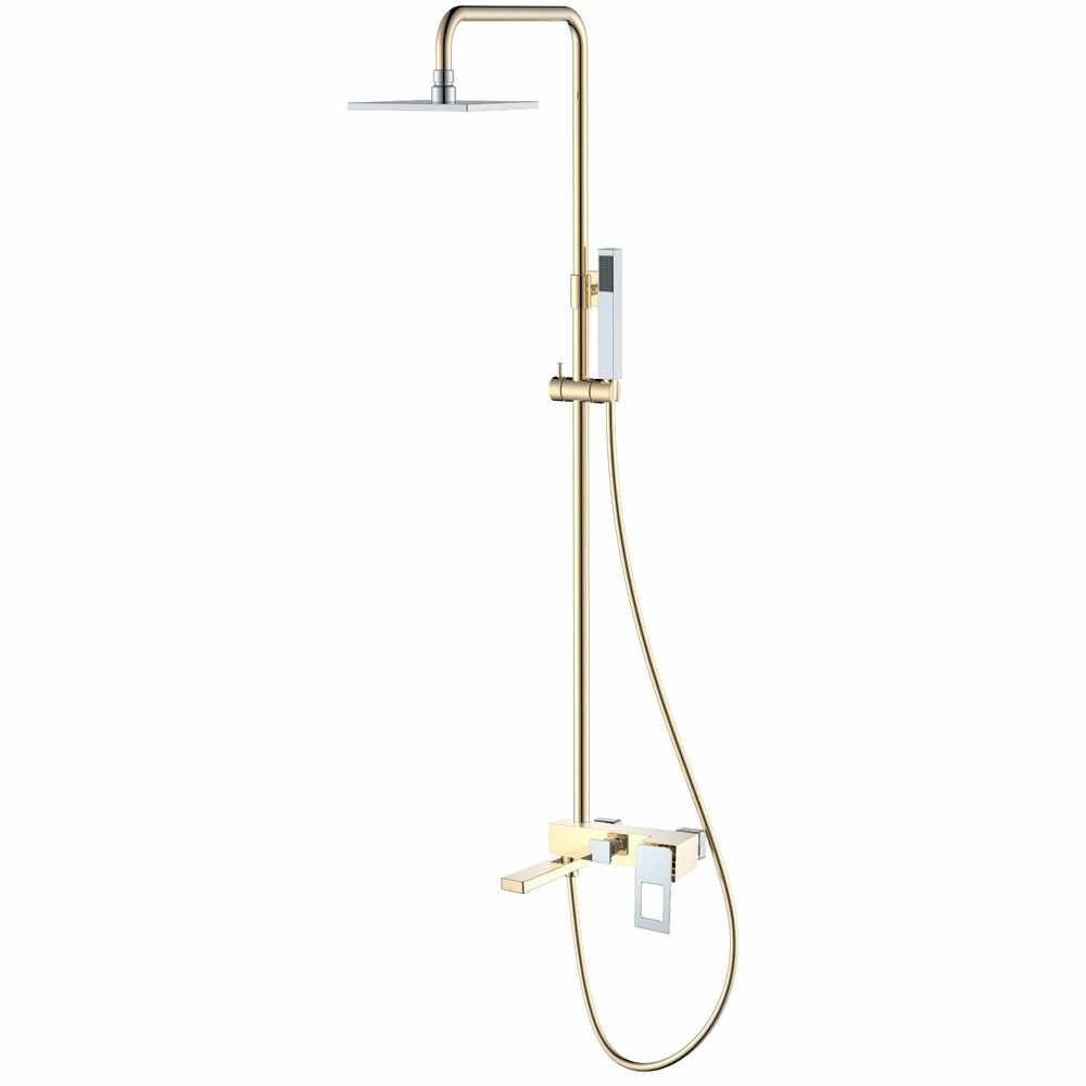 Стойка для душа Boheme Q Gold/Chrome, 148-GCR
