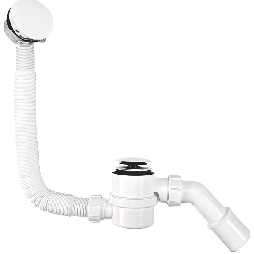 Сифон для ванны с наполнением McAlpine, HCN2600CC-15MM-WH