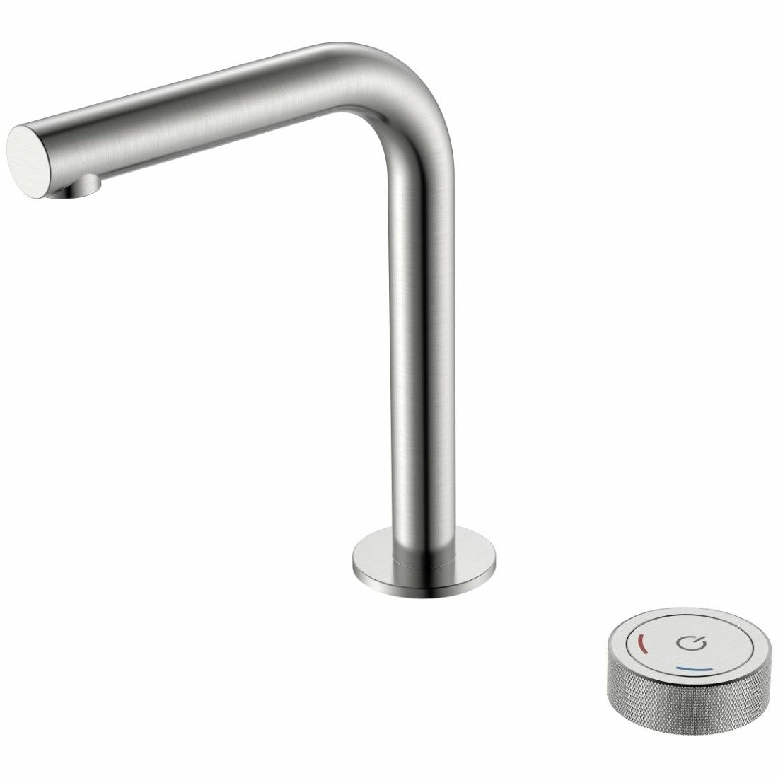 Смеситель автоматический для раковины Boheme Tech Nikel Brush, 158-NB