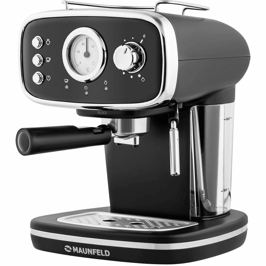 Кофемашина рожкового типа Maunfeld MF-736BK