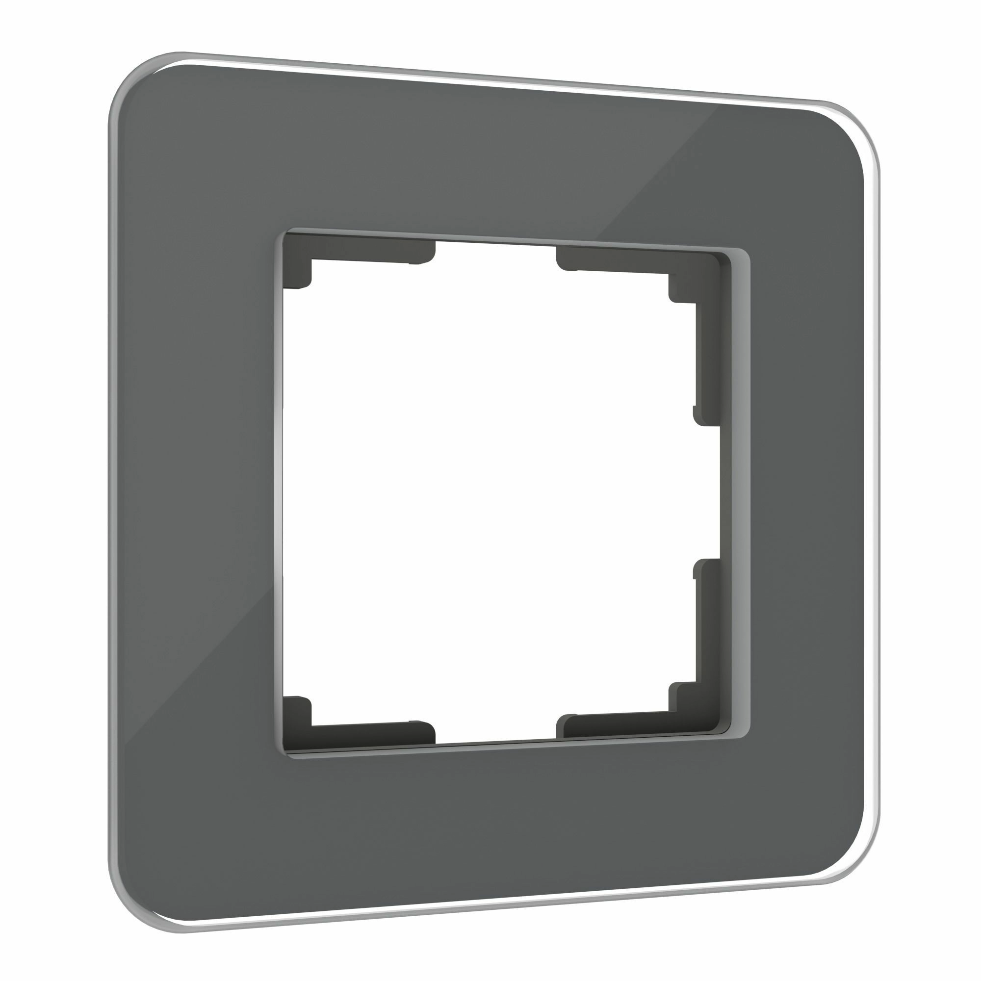 Рамка на 1 пост Werkel Elite W0012440 (графит, стекло)