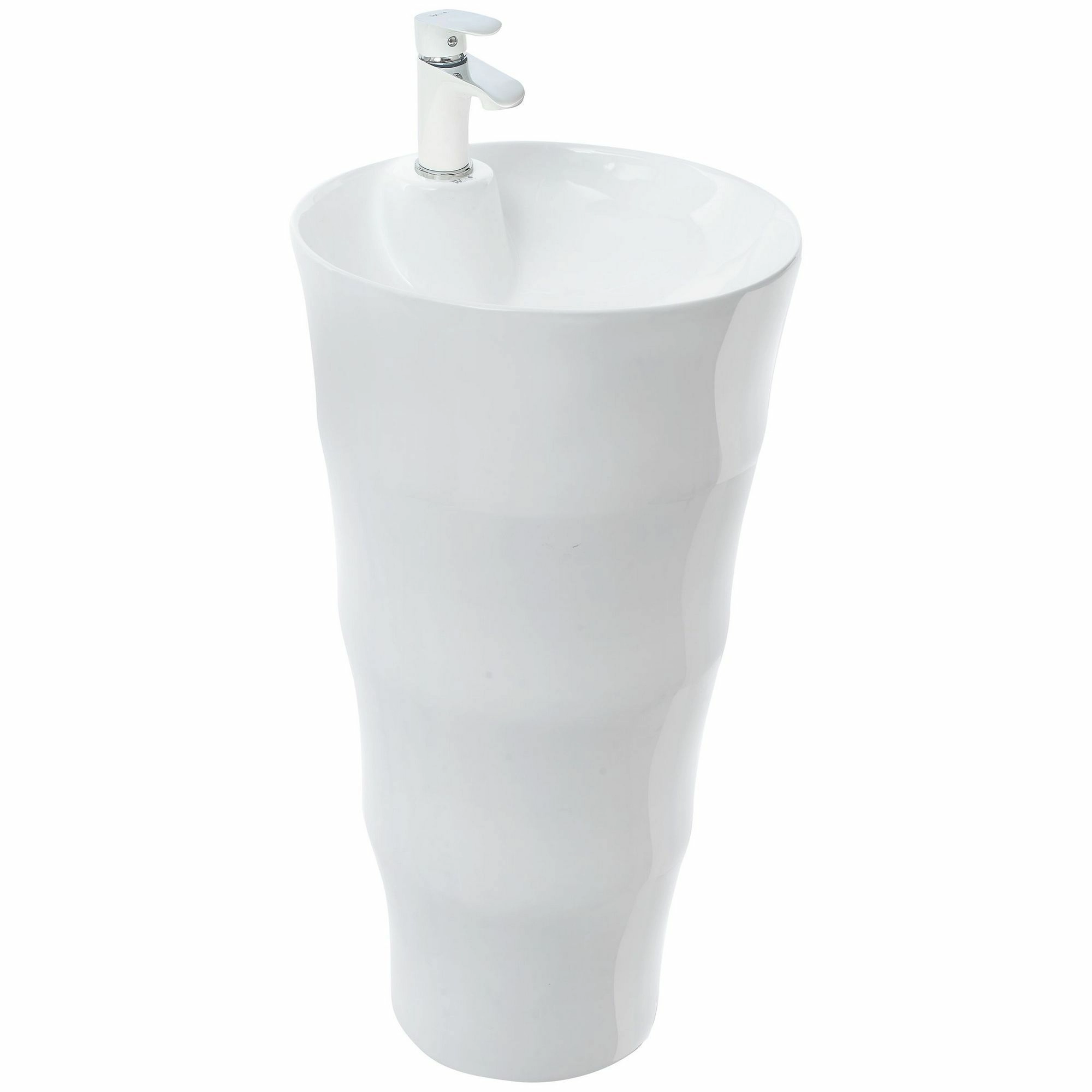 Раковина напольная WeltWasser 42x42, WW LEERBACH 4242 GL-WT